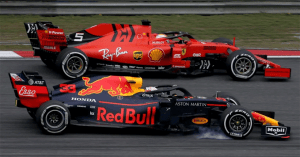 Ferrar y Red bull